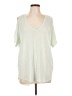 Express One Eleven Green Short Sleeve Top Size L - photo 1