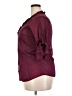 Merona Burgundy 3/4 Sleeve Button-Down Shirt Size XXL - photo 5