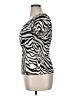 Sunny Taylor 100% Polyester Silver Short Sleeve Top Size XL - photo 5
