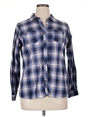 DressBarn Long Sleeve Button-Down Shirt (view 1)
