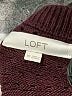Ann Taylor LOFT 100% Cotton Solid Burgundy Pullover Sweater Size XS - photo 7