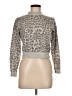 Strut This 100% Cotton Animal Print Gray Pullover Sweater One size - photo 1