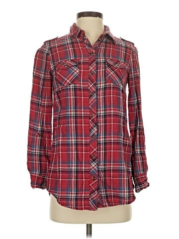 Love Tree Long Sleeve Button-Down Shirt (view 1)