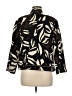 Investments 100% Cotton Print Black Jacket Size M - photo 2
