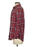 Love Tree 100% Cotton Plaid Red Long Sleeve Button-Down Shirt Size S - photo 5