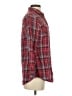 Love Tree 100% Cotton Plaid Red Long Sleeve Button-Down Shirt Size S - photo 4