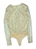 Lush 100% Polyester Gold Bodysuit Size S - photo 2