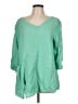 Niche Green 3/4 Sleeve Blouse Size L - photo 1