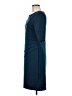 Connected Apparel Solid Blue Cocktail Dress Size 6 - photo 5