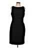 Ivanka Trump Solid Black Cocktail Dress Size 10 - photo 1