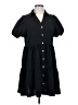 1.State 100% Polyester Solid Black Casual Dress Size S - photo 1