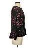 Krazy Kat 100% Viscose Black Long Sleeve Blouse Size S - photo 4