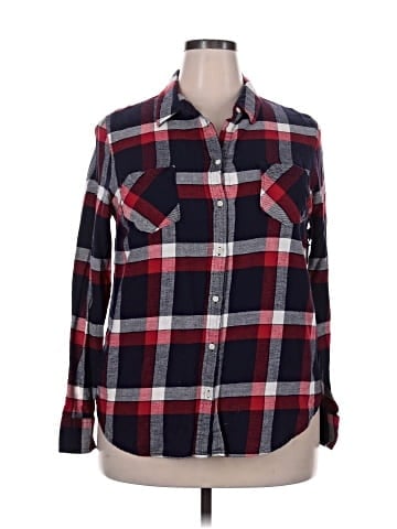 Merona Long Sleeve Button-Down Shirt (view 1)