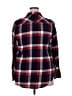 Merona 100% Cotton Plaid Red Long Sleeve Button-Down Shirt Size XXL - photo 2