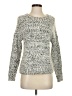 Search for Sanity Tweed Silver Pullover Sweater Size S - photo 1