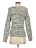 Search for Sanity Tweed Silver Pullover Sweater Size S - photo 2