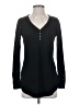 Chaser Black Long Sleeve Henley Size S - photo 1