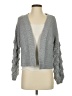 Alya 100% Acrylic Gray Cardigan Size S - photo 1