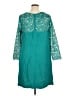 Monsoon Teal Casual Dress Size 14 - photo 2
