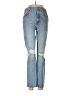 Zara Hearts Blue Jeans Size 6 - photo 1
