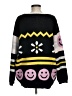 Minkpink 100% Acrylic Graphic Black Pullover Sweater Size M - photo 2