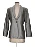 Calvin Klein Metallic Silver Blazer Size 4 - photo 1