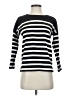 J.Crew 100% Cotton Stripes Black Pullover Sweater Size XS - photo 1