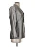 Calvin Klein Metallic Silver Blazer Size 4 - photo 4