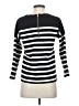 J.Crew 100% Cotton Stripes Black Pullover Sweater Size XS - photo 2