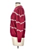 Ann Taylor LOFT Hearts Burgundy Pullover Sweater Size L - photo 5