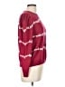 Ann Taylor LOFT Hearts Burgundy Pullover Sweater Size L - photo 4