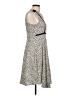 H&M 100% Polyester Animal Print Ivory Casual Dress Size 10 - photo 4