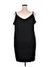 Unbranded Solid Black Casual Dress Size 2X (estimated) - photo 2