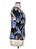 Karen Kane 100% Nylon Blue Short Sleeve Top Size 1X - photo 4