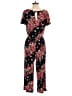 24/7 Maurices Floral Black Jumpsuit Size S - photo 2