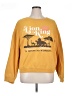 Disney 100% Recycled Polyester Print Yellow Sweatshirt Size 15 - 17 - photo 1