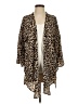 Lime n Chili 100% Polyester Brown Tan Kimono Size S - photo 1