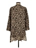 Lime n Chili 100% Polyester Brown Tan Kimono Size S - photo 2