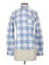 UNTUCKit Checkered-gingham Blue Long Sleeve Button-Down Shirt Size 0 - photo 1