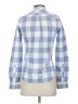 UNTUCKit Checkered-gingham Blue Long Sleeve Button-Down Shirt Size 0 - photo 2