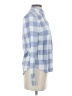 UNTUCKit Checkered-gingham Blue Long Sleeve Button-Down Shirt Size 0 - photo 4