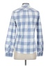 UNTUCKit Checkered-gingham Blue Long Sleeve Button-Down Shirt Size 4 - photo 2