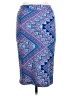 Renee C. Print Blue Casual Skirt Size L - photo 2