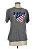 Assorted Brands Chevron-herringbone Gray Short Sleeve T-Shirt Size M - photo 1