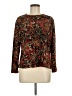 Laura Ashley Brown Orange Long Sleeve Blouse Size M (petite) - photo 1