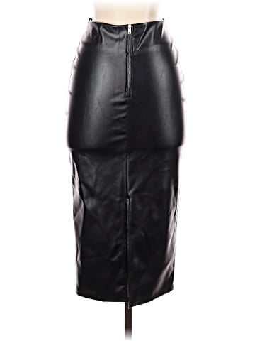 Lovely Day Faux Leather Skirt (view 2)