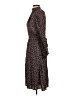 Eggie 100% Polyester Print Black Casual Dress Size S - photo 5