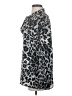 MICHAEL Michael Kors 100% Polyester Animal Print Silver Long Sleeve Blouse Size S - photo 5