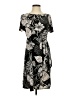Robbie Bee Print Black Casual Dress Size S - photo 1
