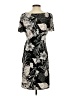 Robbie Bee Print Black Casual Dress Size S - photo 2